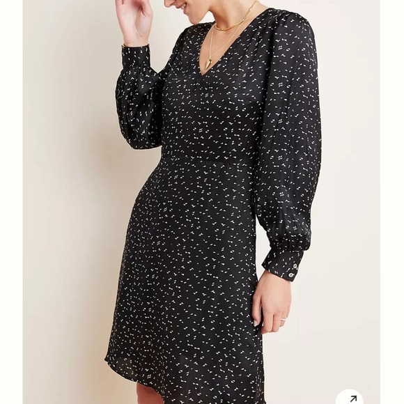 VELVET BY GRAHAM & SPENCER RACHEL SATIN TUNIC DRESS sz XS - Picture 3 of 16